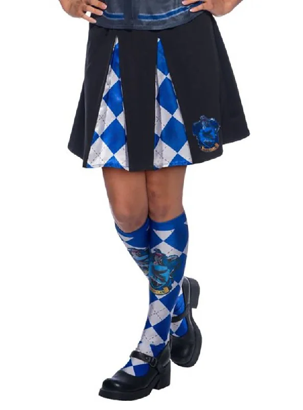 Ravenclaw House Teen Girls Book Week Costume Skirt pleated skirt texture