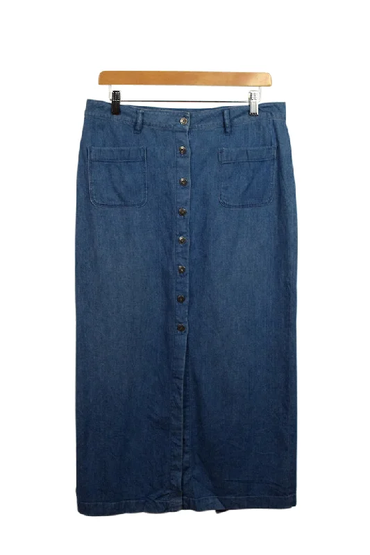 J-Jill Brand Denim Skirt denim skirt fashionable